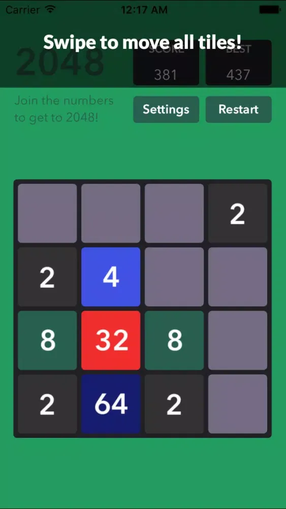 1048 Number Puzzle game 스크린샷