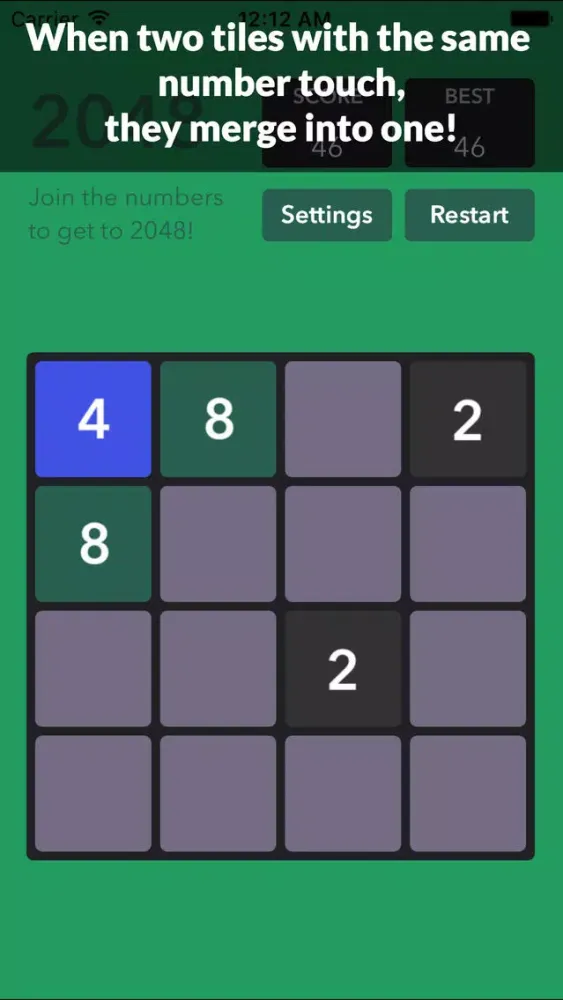 1048 Number Puzzle game 스크린샷