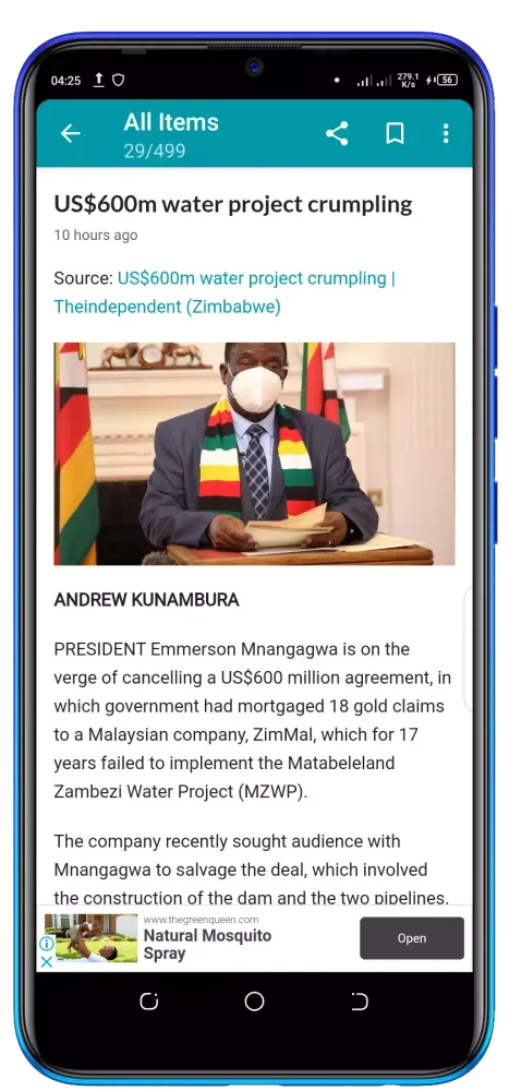 Capturas de pantalla de ZIMBABWE NEWS - Breaking News,