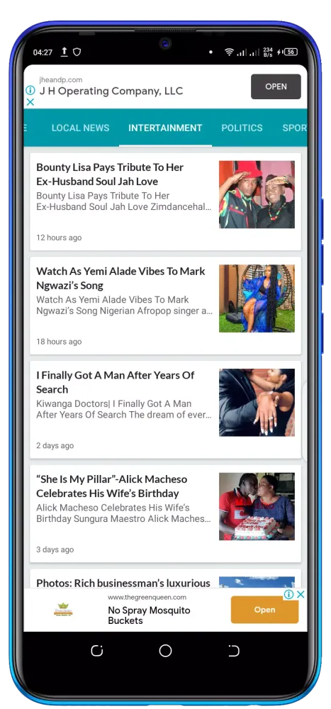 Capturas de pantalla de ZIMBABWE NEWS - Breaking News,