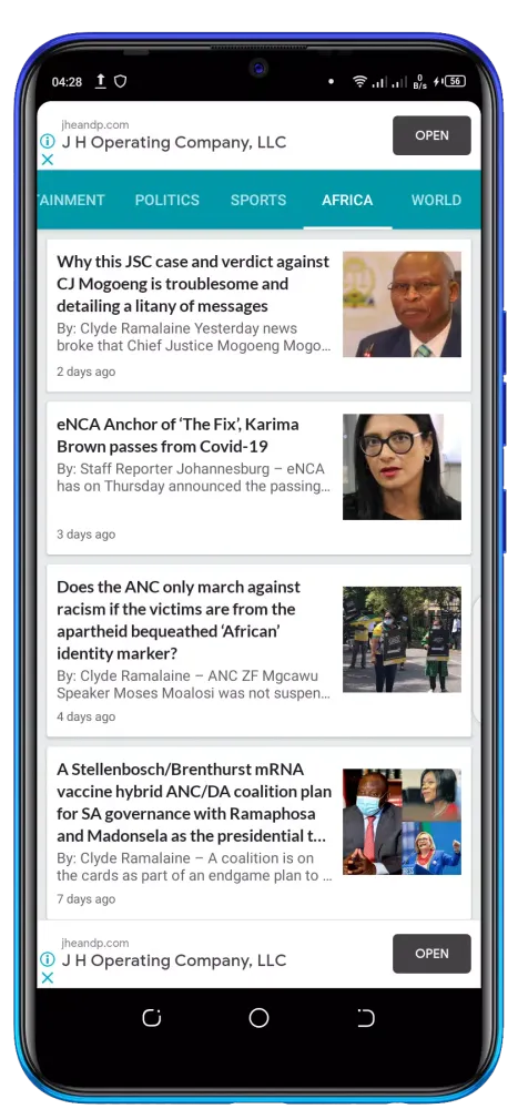 Capturas de pantalla de ZIMBABWE NEWS - Breaking News,