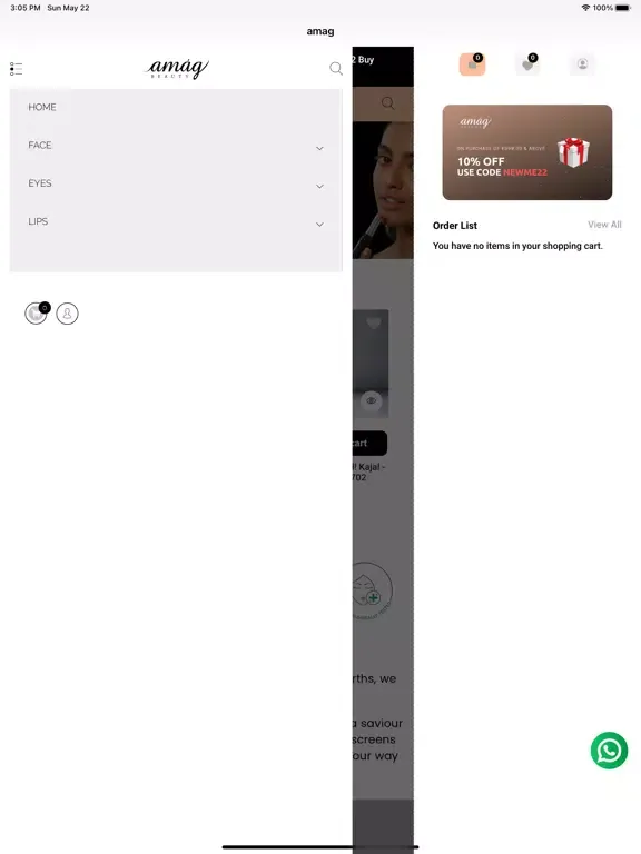 Amag Beauty iPad  Ekran Görüntüleri