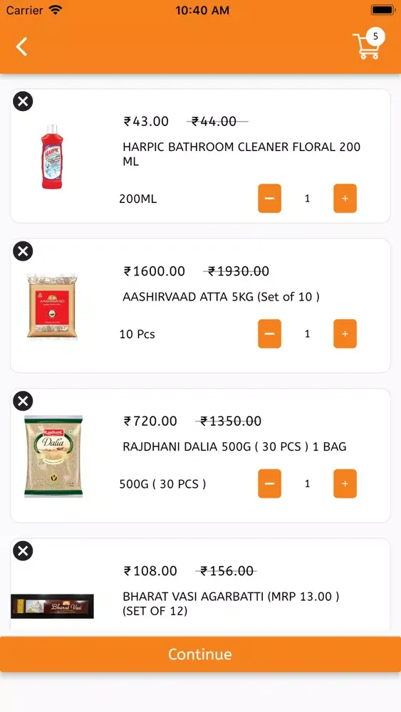 صور Anand Mart-Grocery App