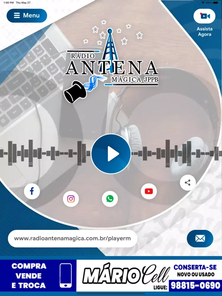 Capturas de pantalla de Rádio Antena Mágica JP iPad 