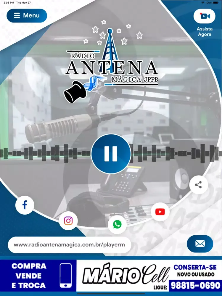 Capturas de pantalla de Rádio Antena Mágica JP iPad 