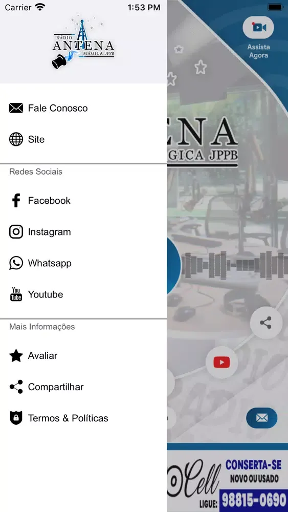 Capturas de pantalla de Rádio Antena Mágica JP