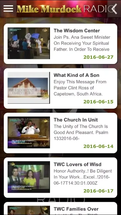 Mike Murdock Radio 스크린샷