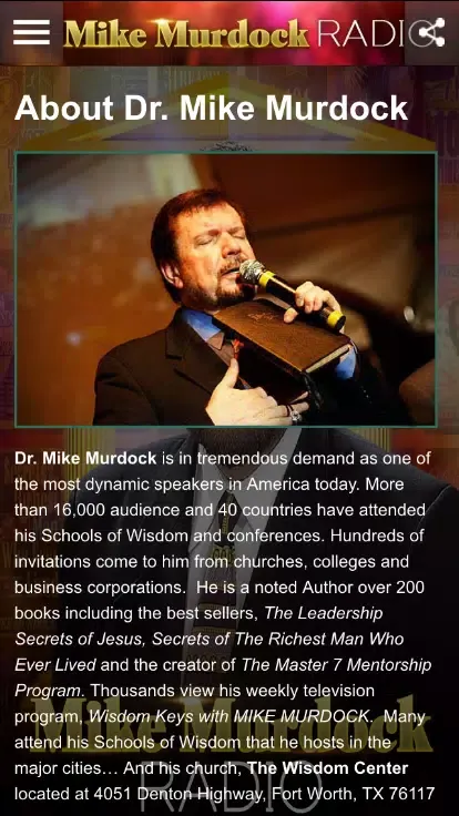 Mike Murdock Radio 스크린샷
