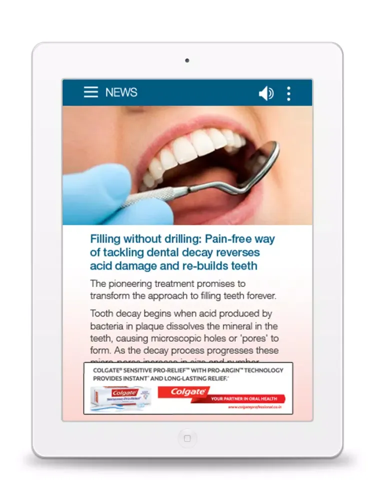 تصاویر QI The Dental Journal iPad 