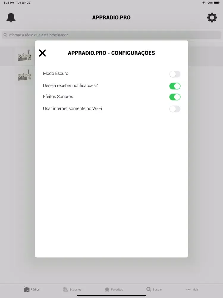 Скриншоты APPRADIO.PRO iPad 