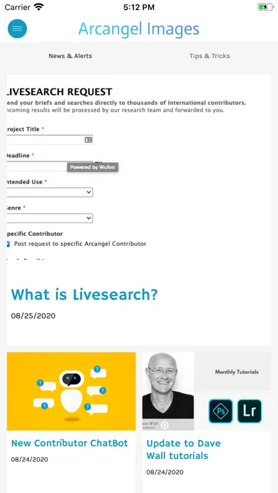 Arcangel Images App Screenshots
