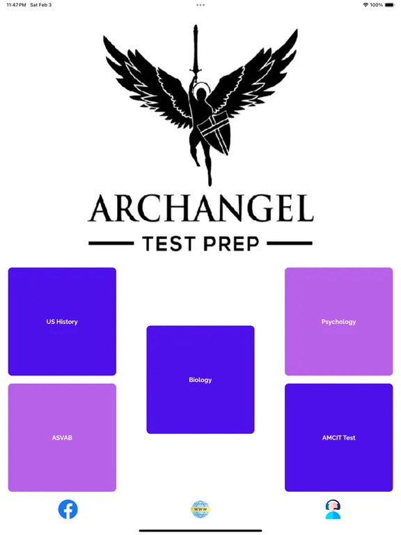 Ảnh chụp màn hình của ArchAngel Test Preparation iPad 