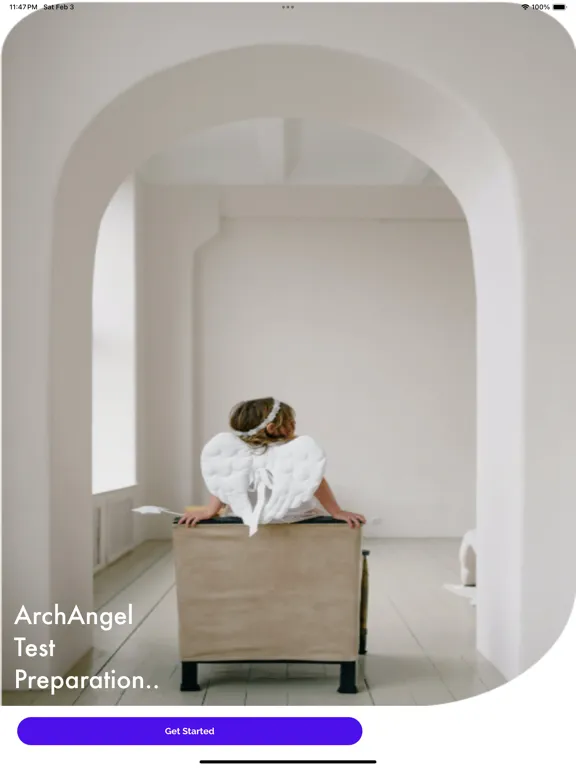 Ảnh chụp màn hình của ArchAngel Test Preparation iPad 