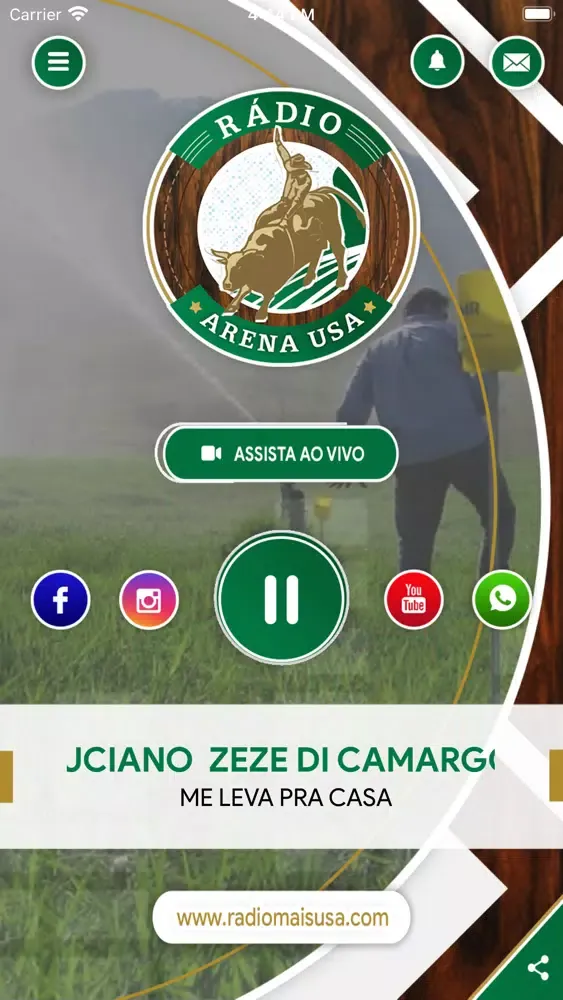Tangkapan layar Radio Arena USA