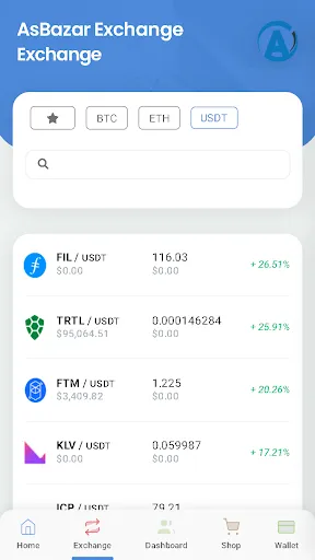 Tangkapan layar ASBAZAR Bitcoin Marketplace & 