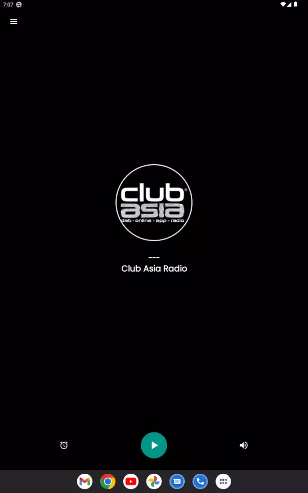 ภาพหน้าจอของ Club Asia Radio