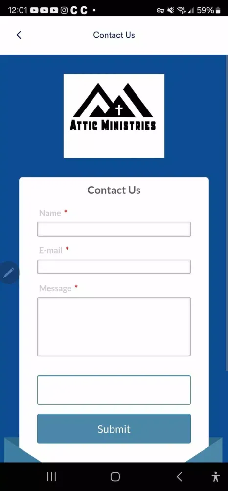 Screenshot di Attic Ministries