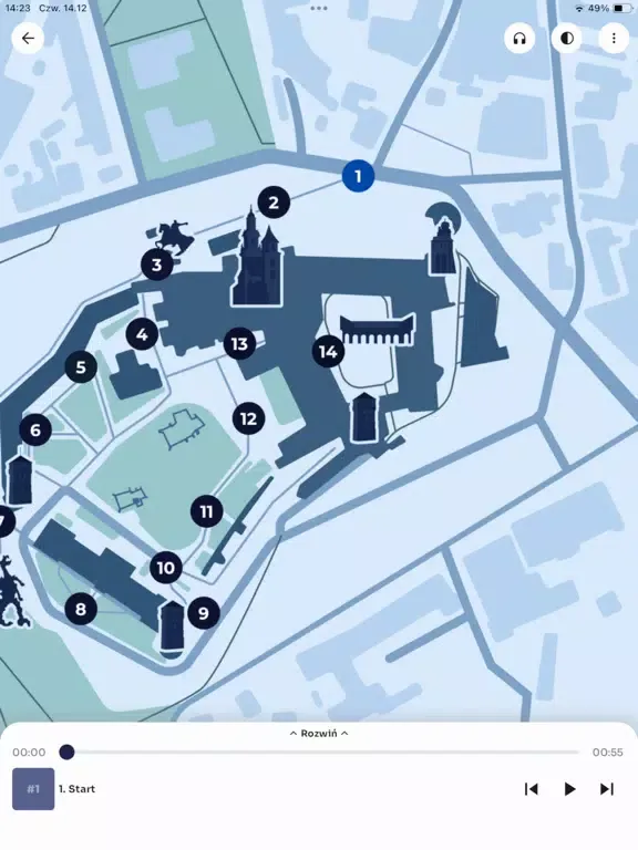 Wawel Audio Guide iPad  Screenshots