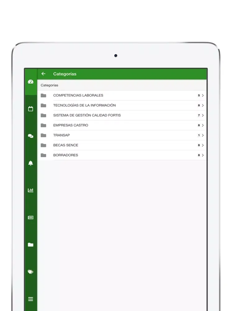 Aula Forestal iPad  스크린샷