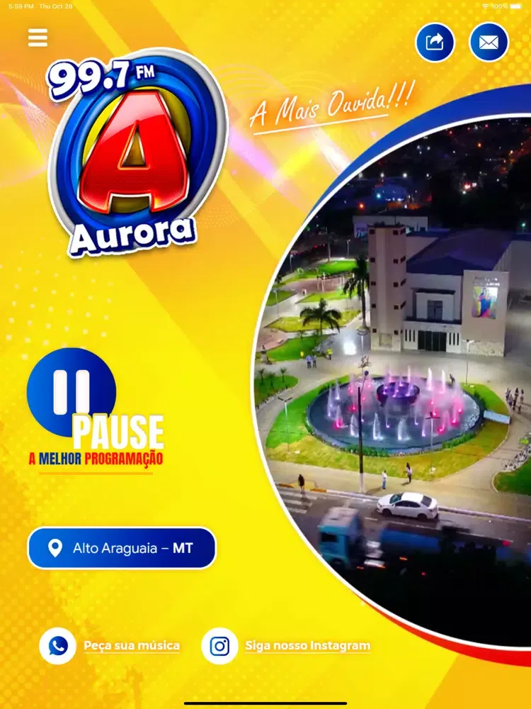 Capturas de pantalla de Aurora 99 Fm iPad 