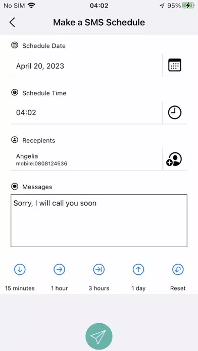 Auto SMS - Schedule Message Screenshots