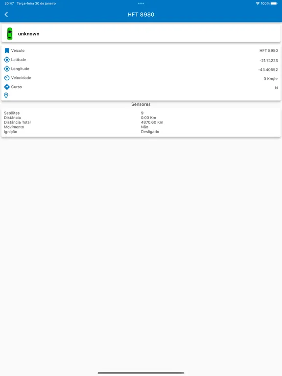 Auto Brasil Tracker 4 iPad  স্ক্রিনশট