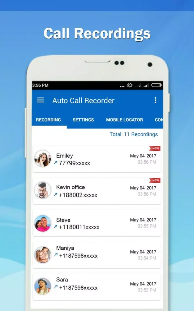 Ảnh chụp màn hình của Call Recorder Pro
