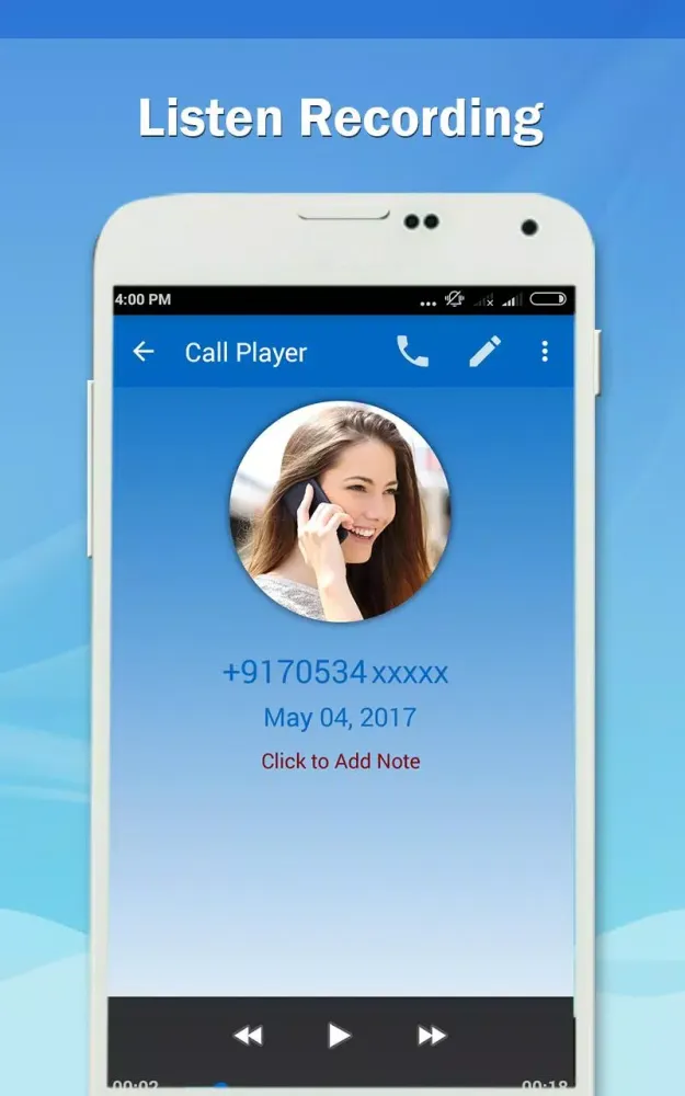 Ảnh chụp màn hình của Call Recorder Pro