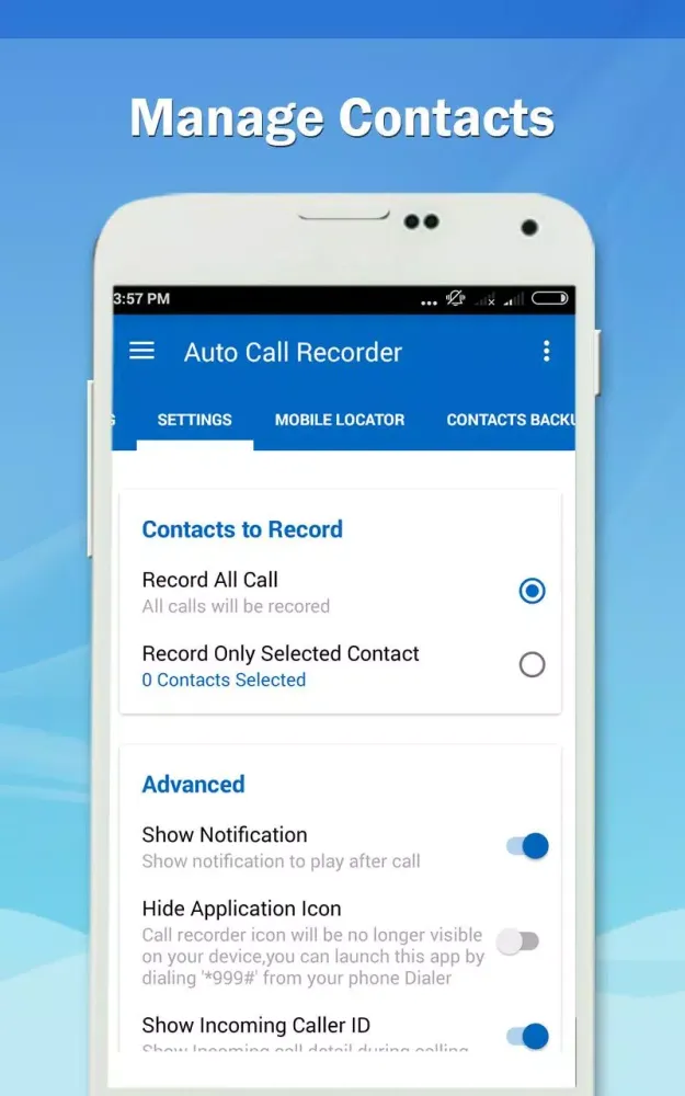 Ảnh chụp màn hình của Call Recorder Pro