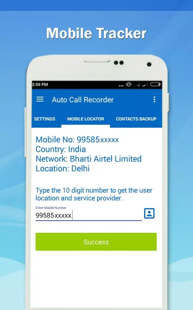 Ảnh chụp màn hình của Call Recorder Pro