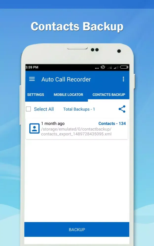 Ảnh chụp màn hình của Call Recorder Pro