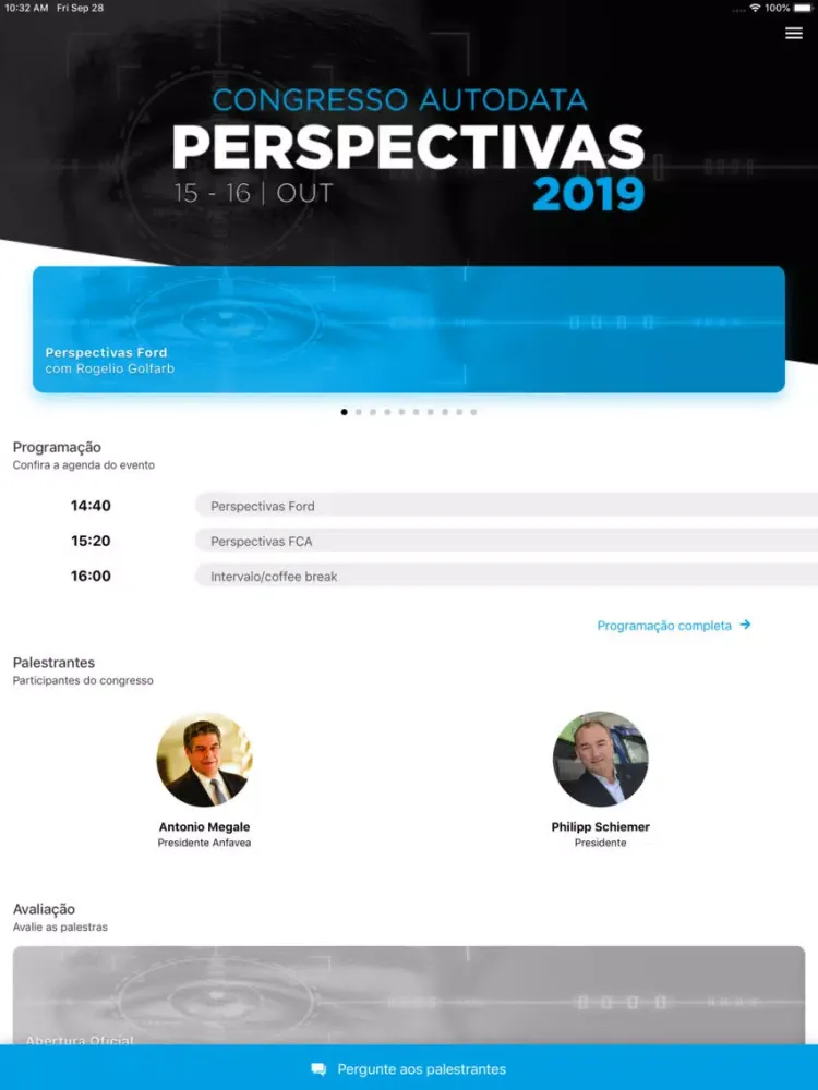 Congresso Autodata iPad 应用截图