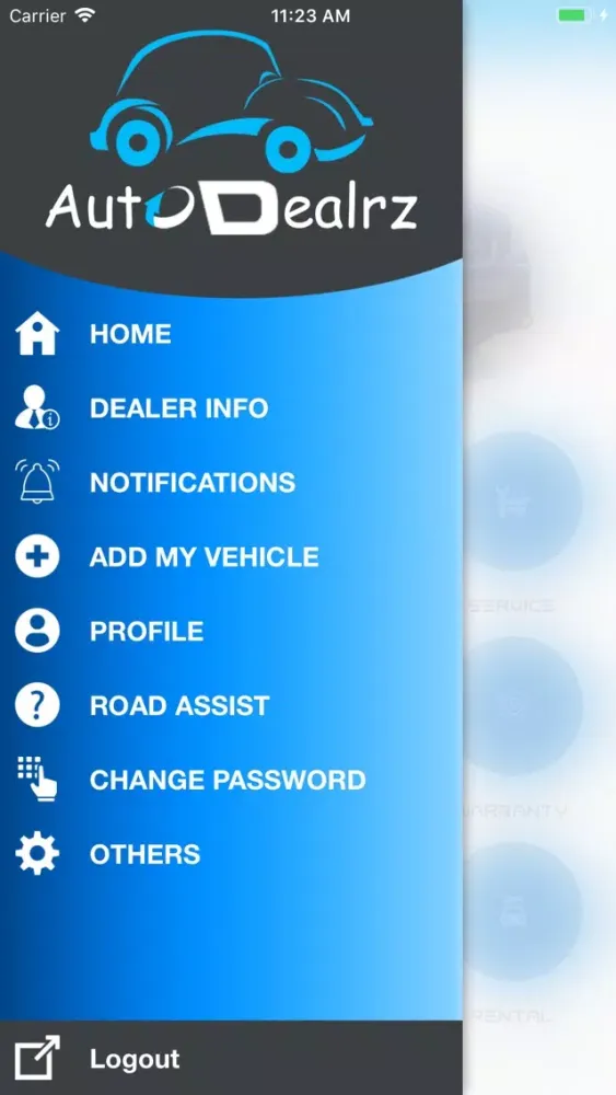 Ảnh chụp màn hình của Autodealrz Mobile App