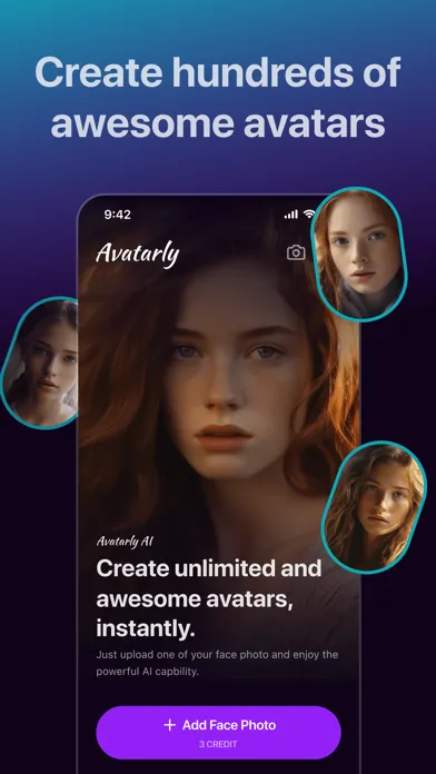 Capturas de tela do Avatarly - AI Profile Maker