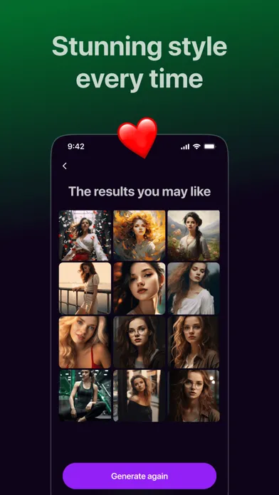Capturas de tela do Avatarly - AI Profile Maker