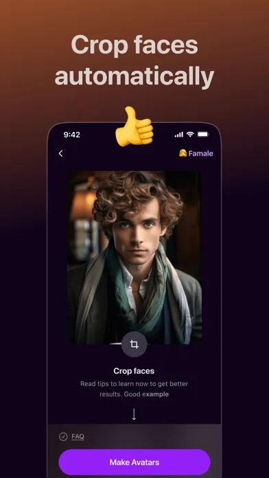 Capturas de tela do Avatarly - AI Profile Maker