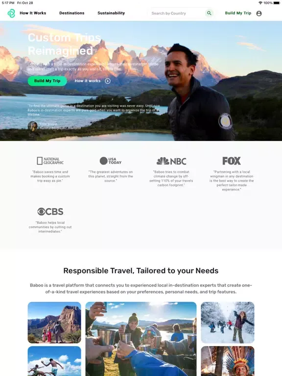 Baboo Travel iPad 應用截圖