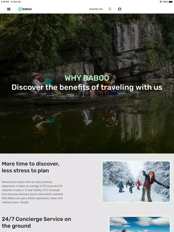 Baboo Travel iPad 應用截圖