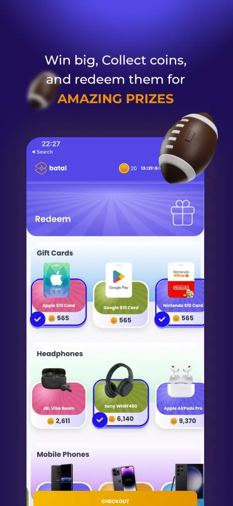 تصاویر Batalapp: Play, Compete & Win