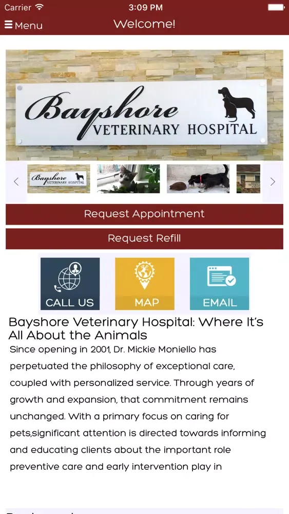 Скриншоты Bayshore Veterinary Hospital