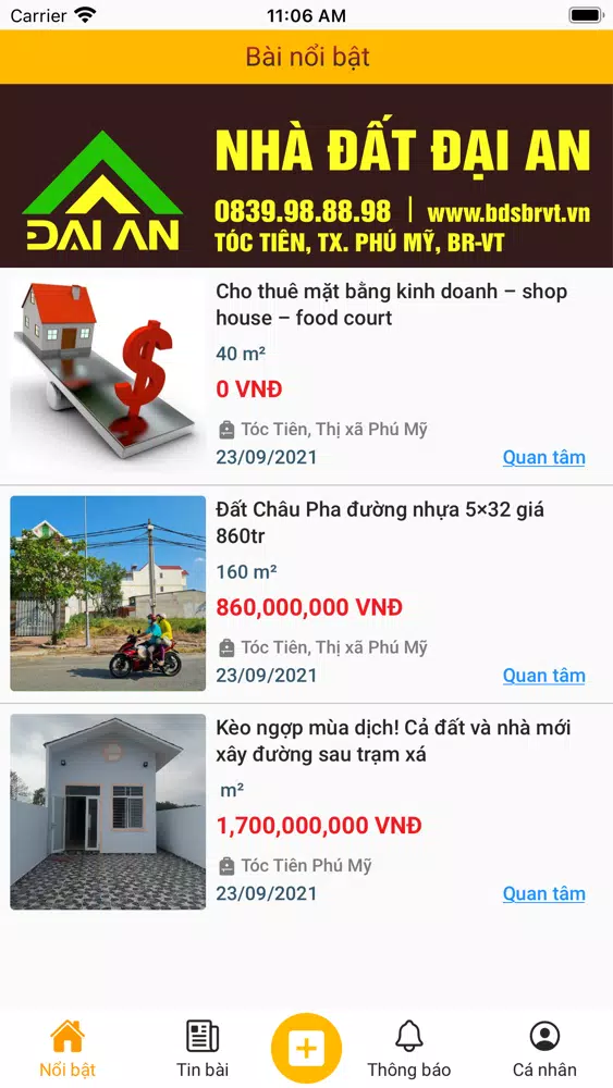 Bất động sản Bà Rịa - Vũng Tàu Screenshots