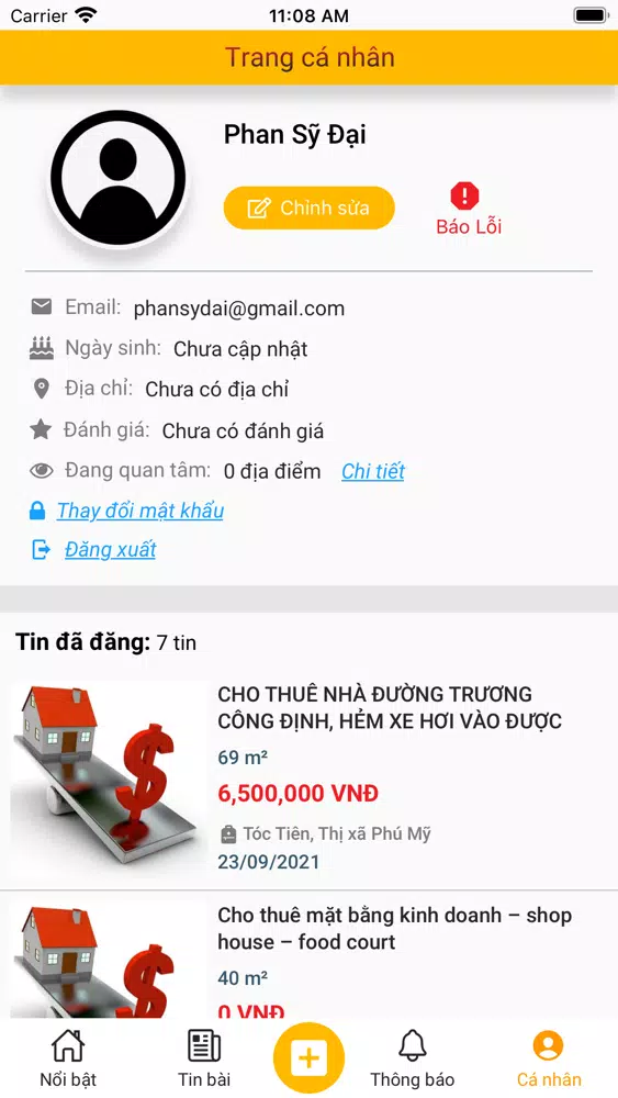 Bất động sản Bà Rịa - Vũng Tàu Screenshots