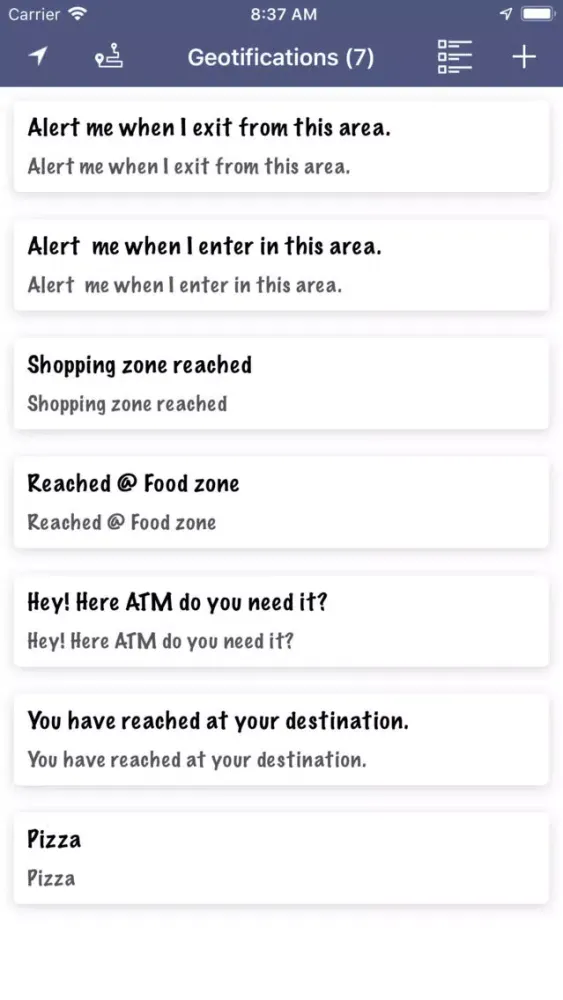 BeAlert Screenshots