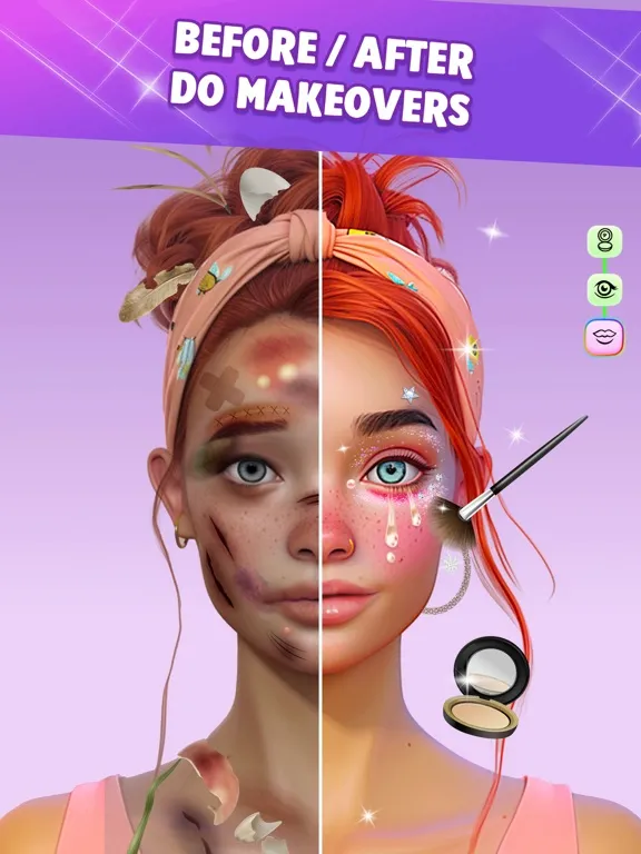 Capturas de tela do ASMR Makeup Fun: Makeover Game iPad 