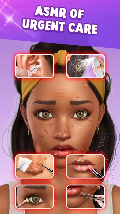 Capturas de tela do ASMR Makeup Fun: Makeover Game