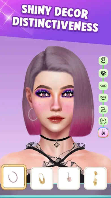 Capturas de tela do ASMR Makeup Fun: Makeover Game