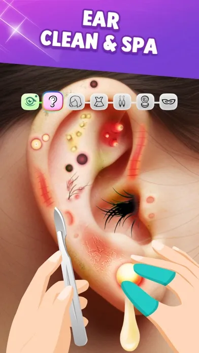 Capturas de tela do ASMR Makeup Fun: Makeover Game