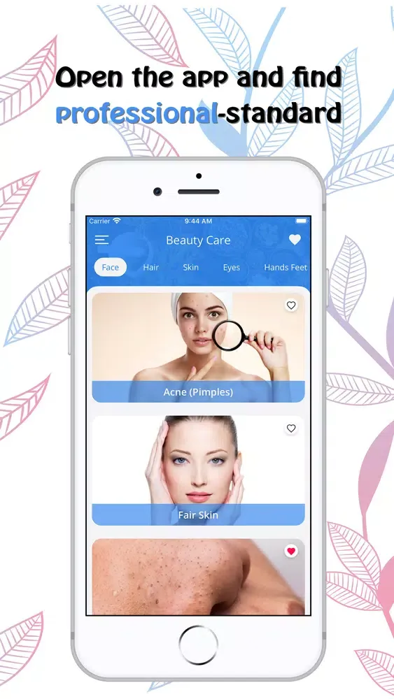 Zrzuty ekranu Beauty Care