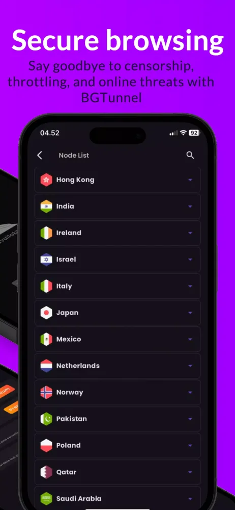 BGTunnel VPN স্ক্রিনশট