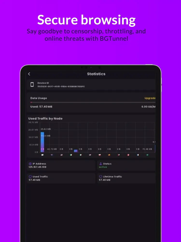 BGTunnel VPN স্ক্রিনশট